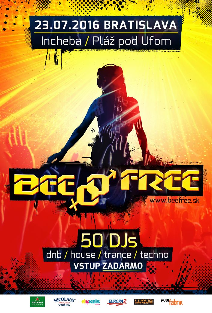 Festival BeeFree bude 23. júla v Inchebe,  na 18. ročník sa vráti trance BOMBING