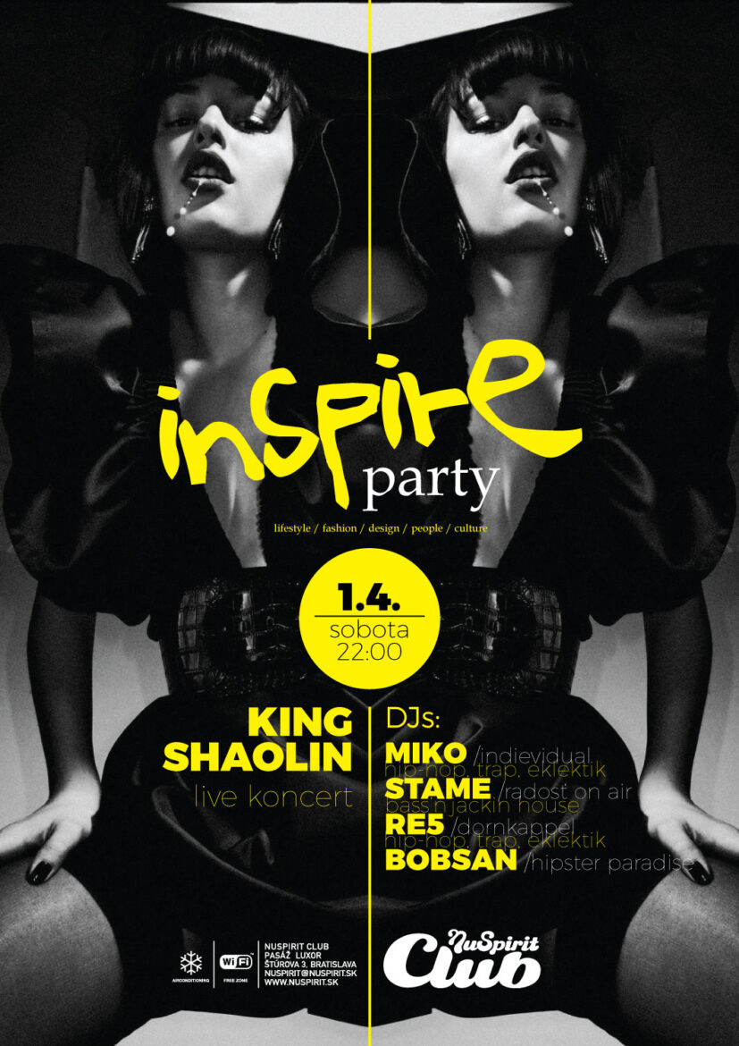Ďalšia z Inspire parties je za rohom! BOMBING