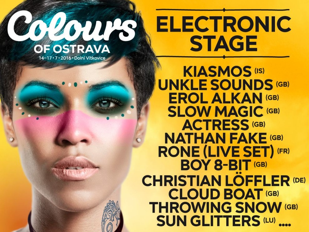 Electronic stage na Colours of Ostrava 2016 pridáva zaujímavé mená BOMBING 4