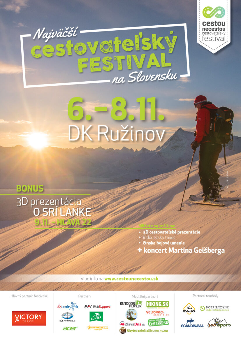 Cestovateľský maratón na festivale Cestou necestou BOMBING 2