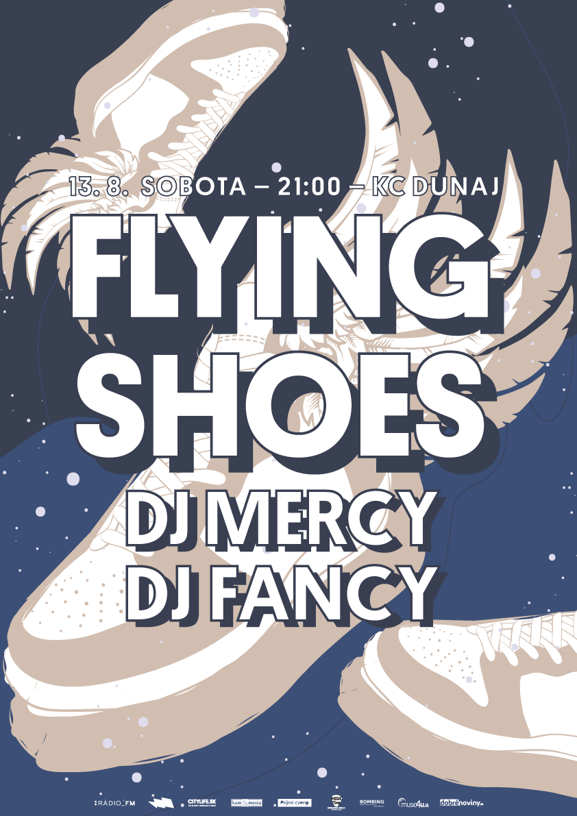 Flying shoes @Dunaj~Bar BOMBING