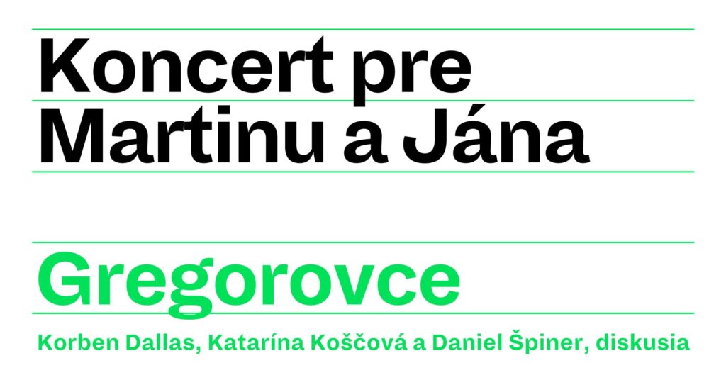 Koncert pre Martinu a Jana