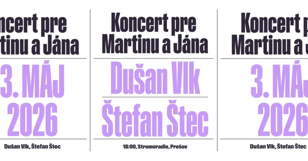 Koncert pre Martinu a Jána
