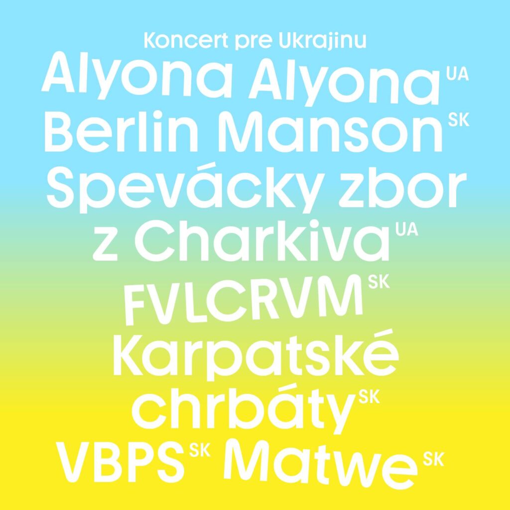 Koncert pre Ukrajinu 20242
