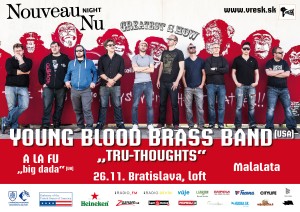 Americký Youngblood Brass Band ovládne 26. novembra bratislavský klub Loft! BOMBING