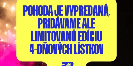 Pohoda festival 30 kapacita