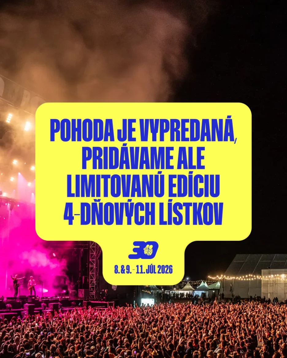 Pohoda festival 30 kapacita