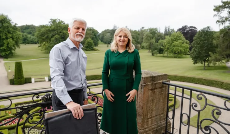 Petr Pavel a Zuzana Čaputová