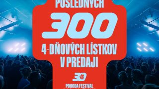 Pohoda 300 lístkov