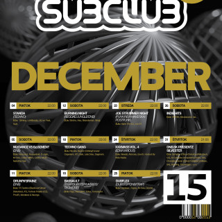 December v Subclube- ikona rakúskej scény, spomienka na Joe Strummera a vianočné sviatky BOMBING