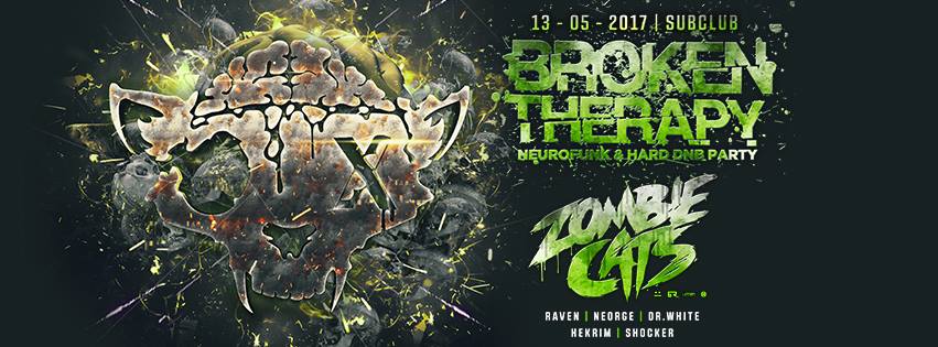 Broken Therapy Subclub Zombie Cats už dnes v Bratislave BOMBING