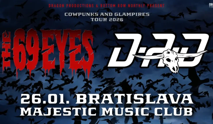 fb event THE 69 EYES 2026 bratislava