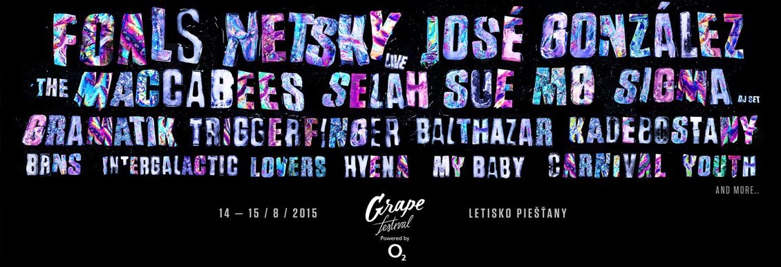 GRAPE festival odštartuje svoj šiesty ročník už zajtra ! BOMBING