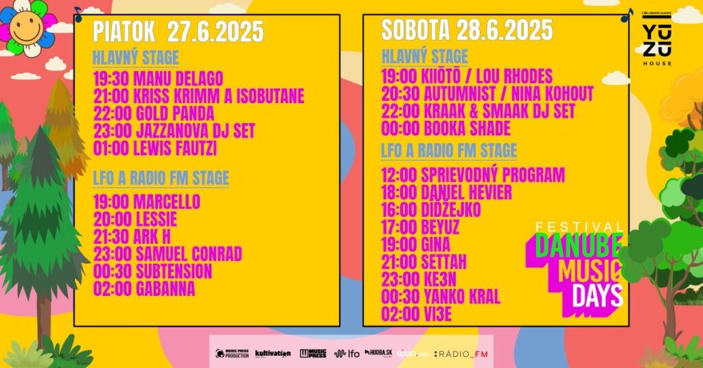 harmonogram Danube Music Days