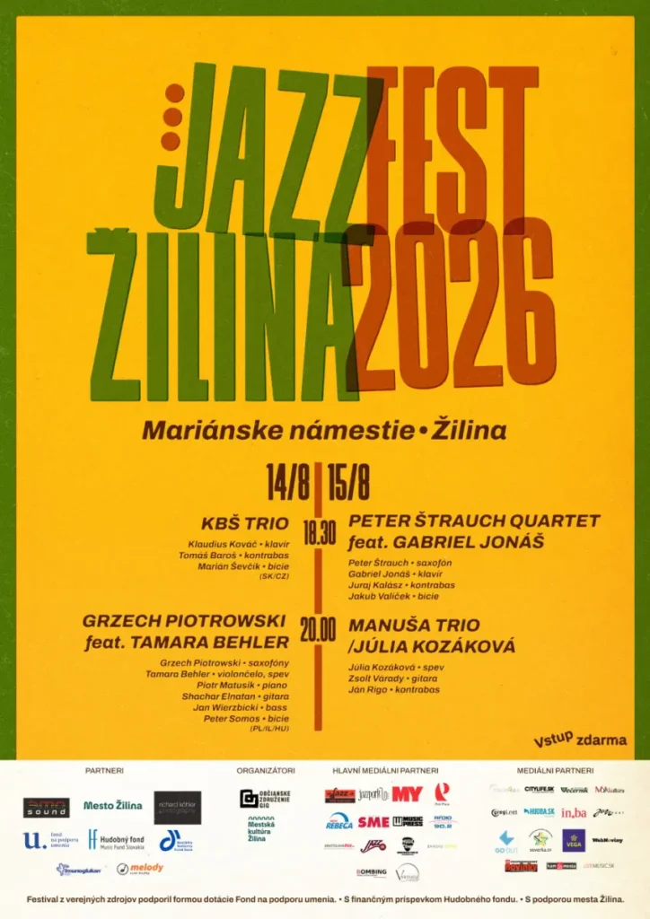 jazz fest žilina 2026 poster