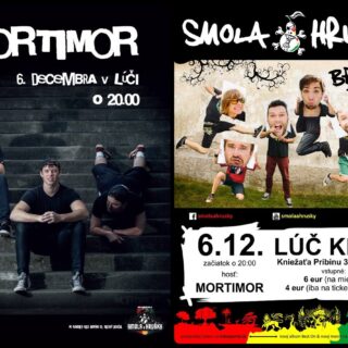 SMOLA A HRUŠKY & Mortimor v Trenčianskom Klube LÚČ BOMBING