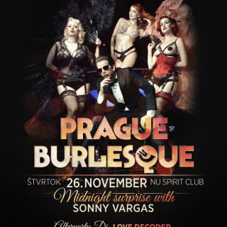 Erotikou nabitá noc Prague Burlesque mieri do Bratislavy! BOMBING